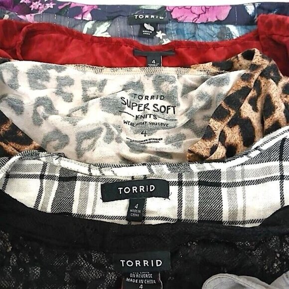 Torrid size 4 - 10 Piece LOT bundle Tops & Cardigans (4X) - Picture 13 of 14